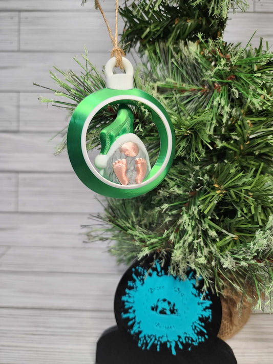 Gnome 3D Christmas Ornament