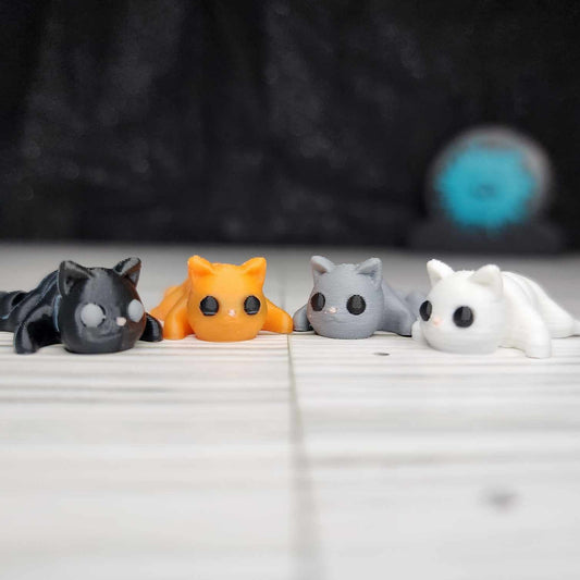 Tiny Flexi Cat 3D Print