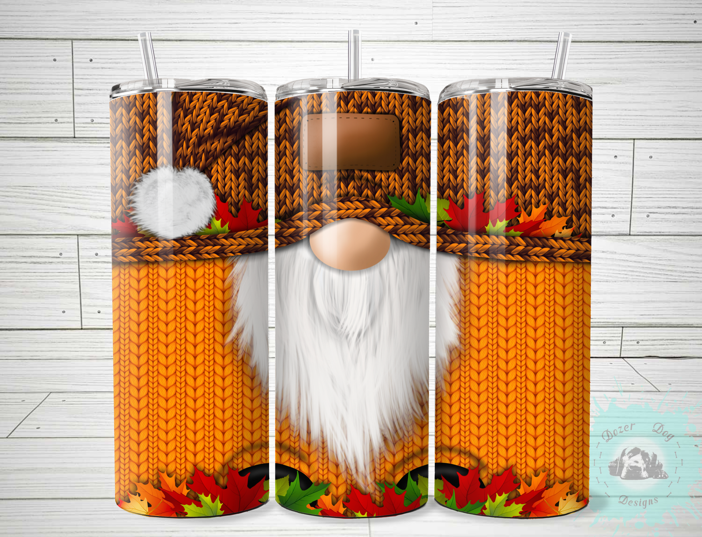 Fall Gnome SUBLIMATION 20oz Tumbler