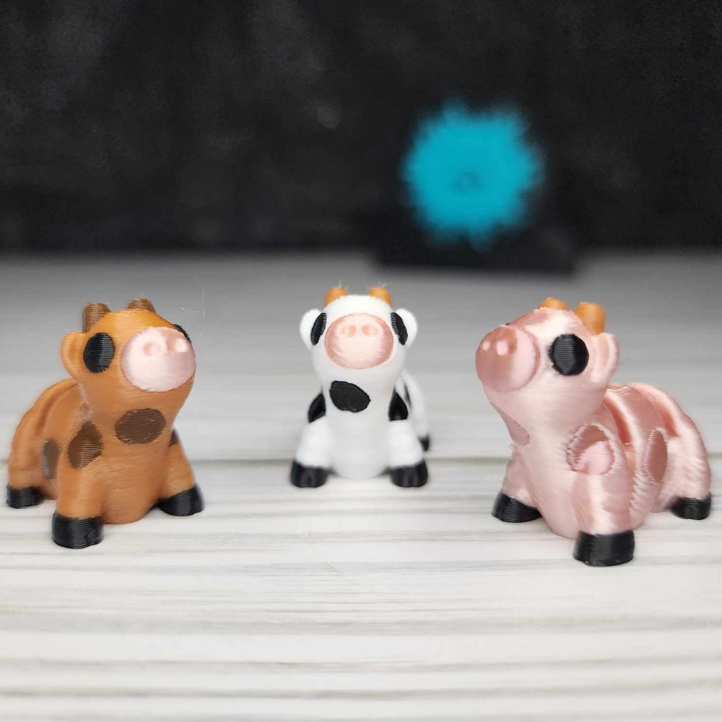 Tiny Flexi Cow 3D Print