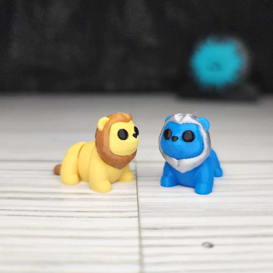 Tiny Flexi Lion 3D Print