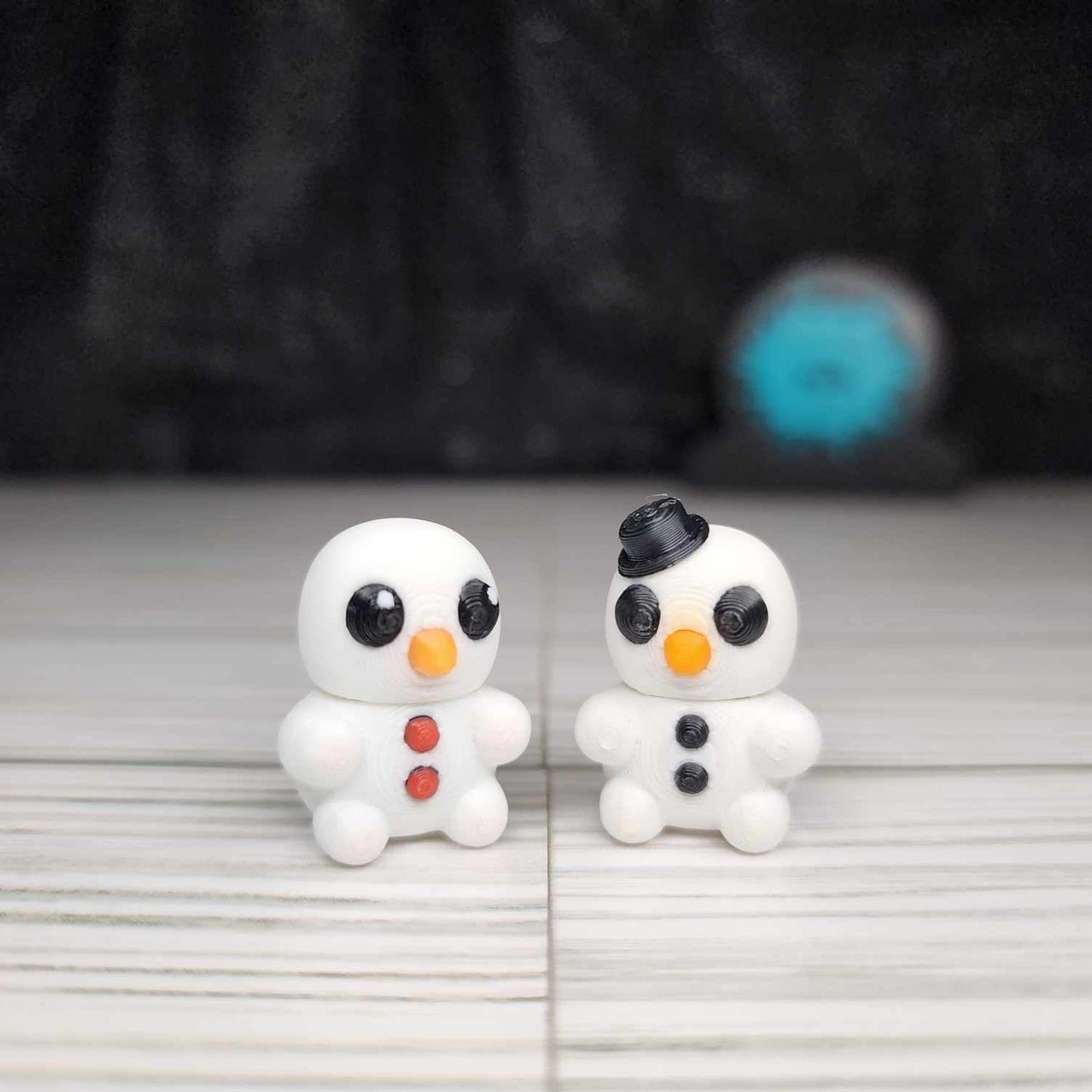 Tiny Flexi Snowman 3D Print