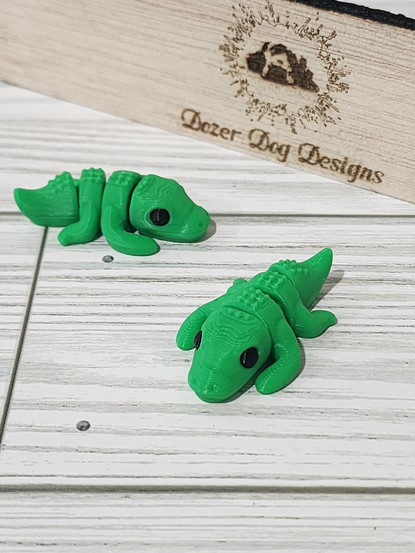 Tiny Flexi Crocodile 3D Print
