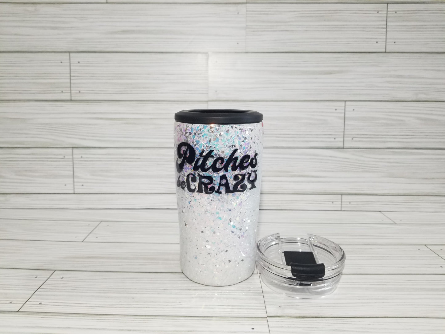 Pitches be Crazy Baseball Mom Tumbler