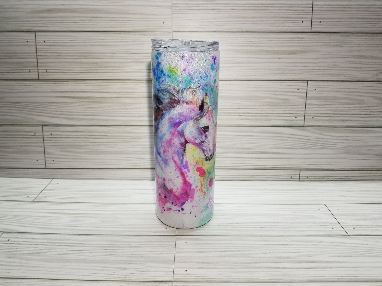 Watercolor Unicorn Tumbler