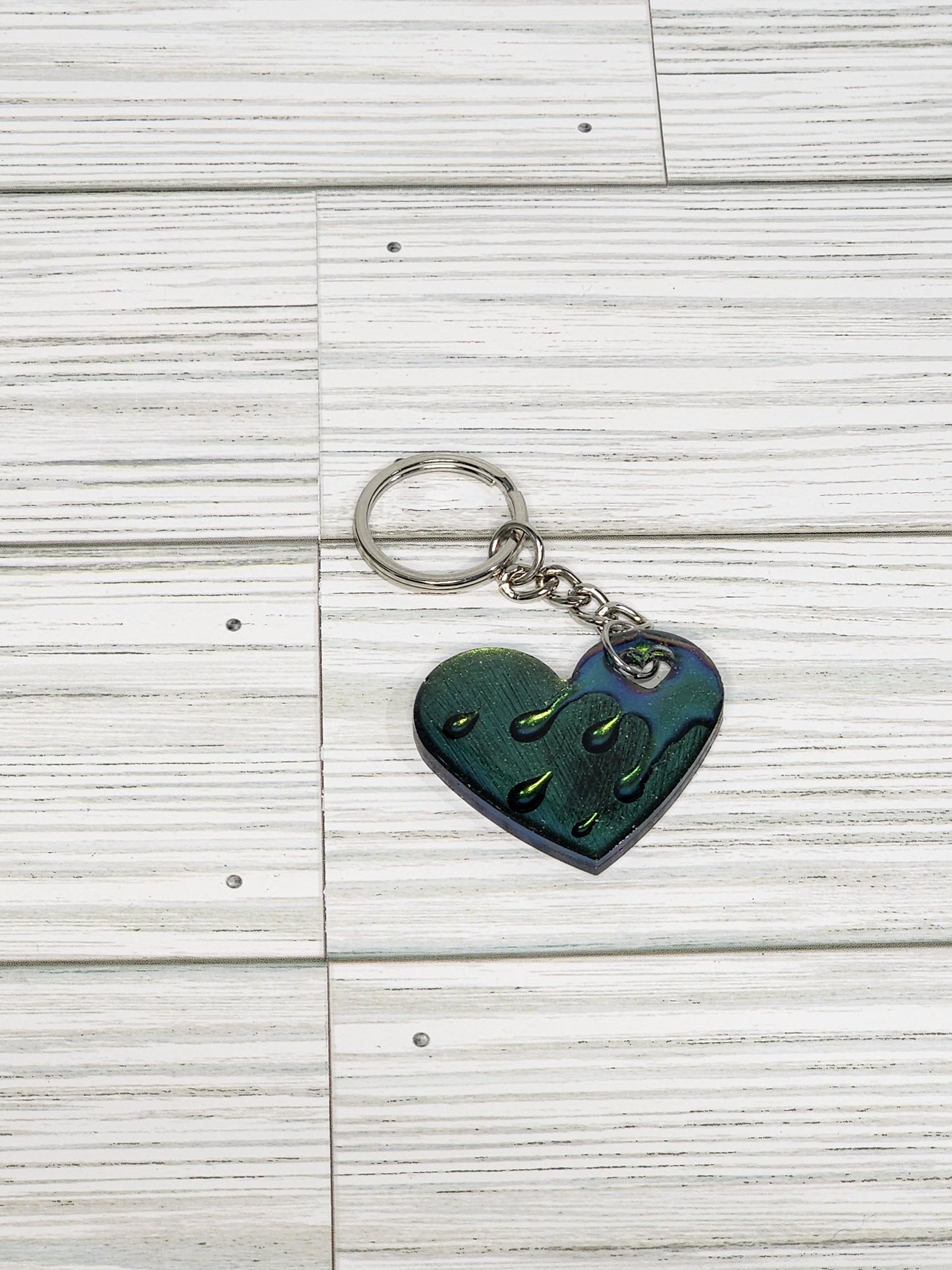 Custom Small Heart Keychain