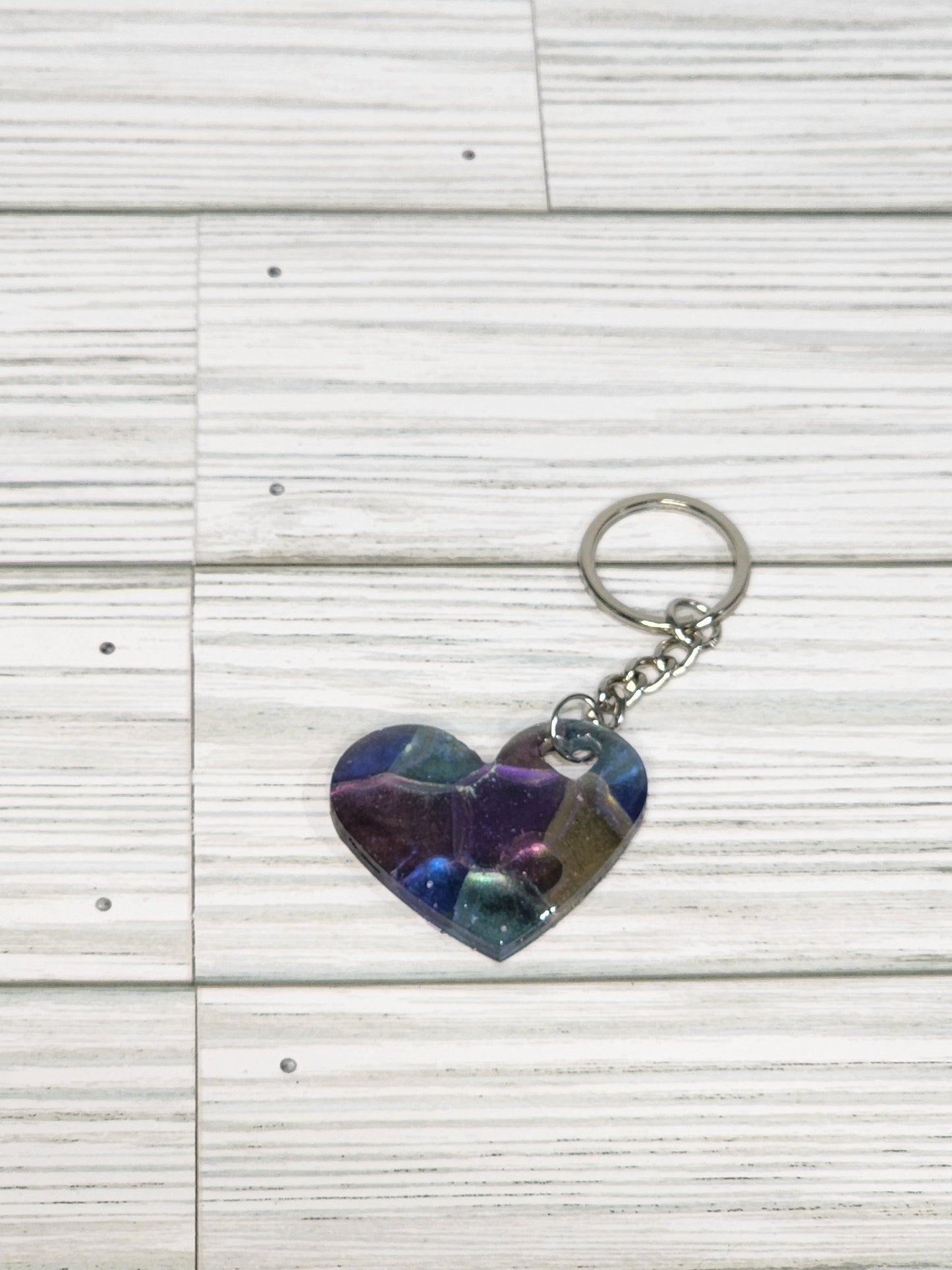 Custom Small Heart Keychain