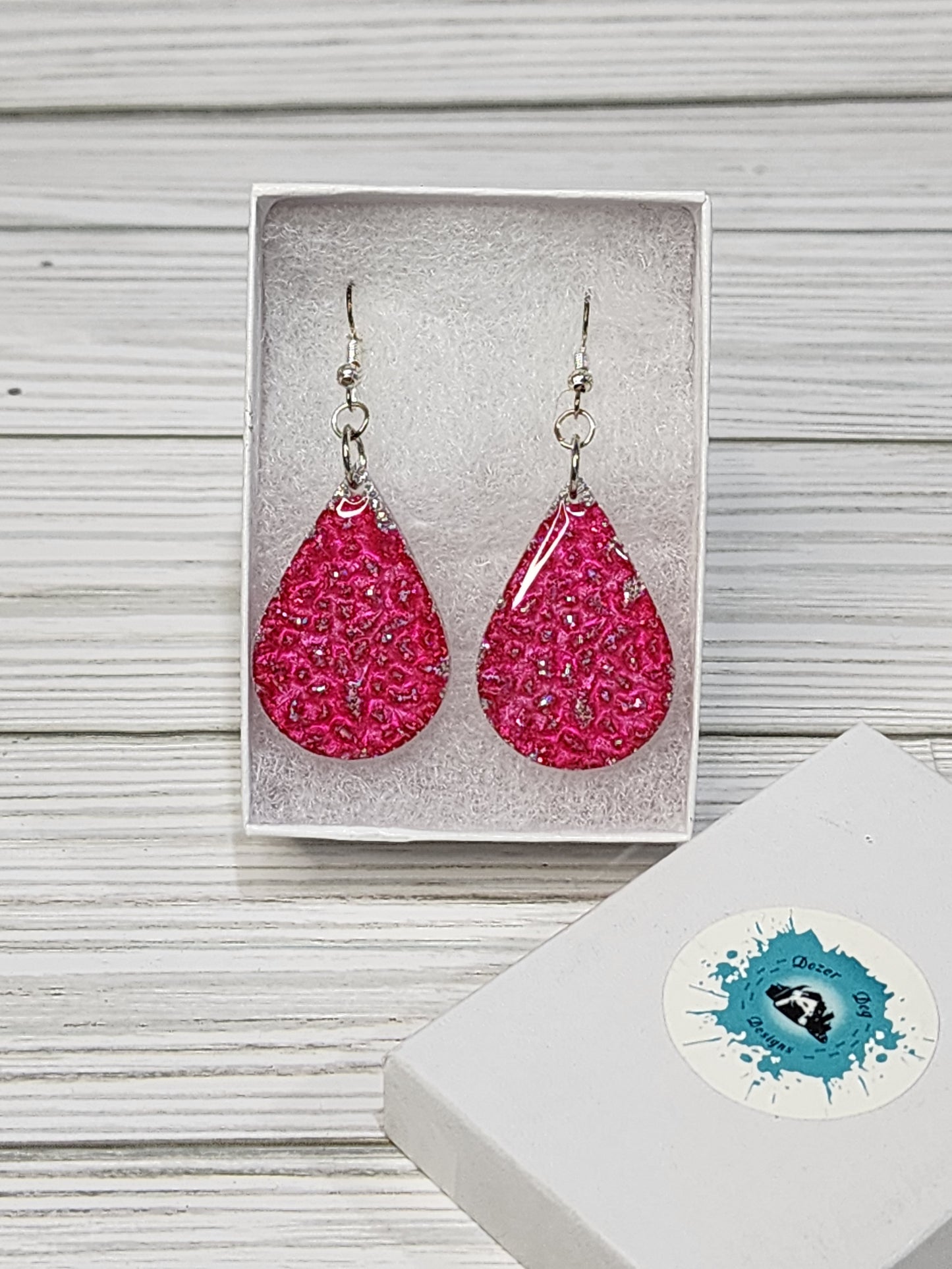 Custom Teardrop Dangle Earrings