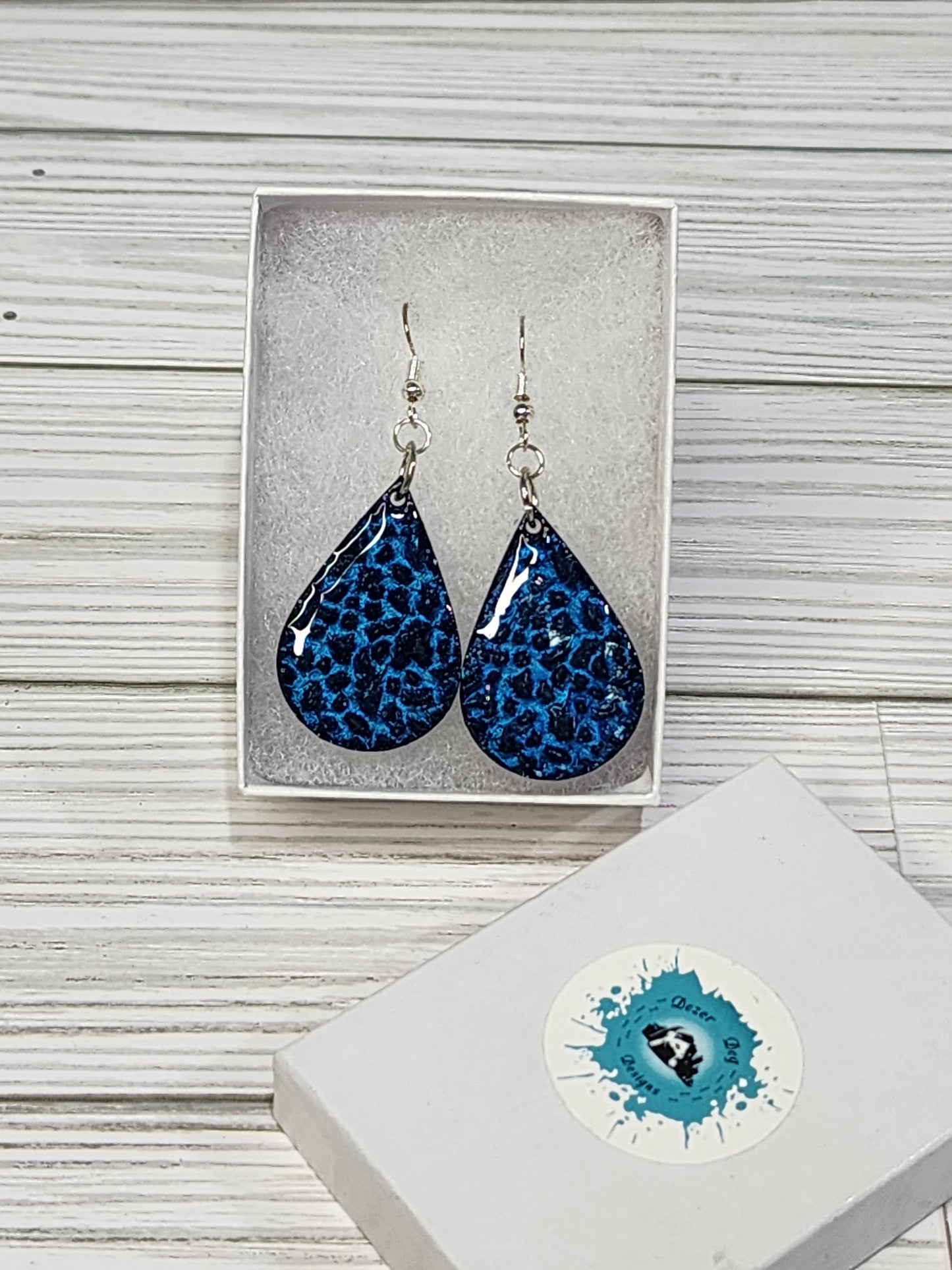 Custom Teardrop Dangle Earrings