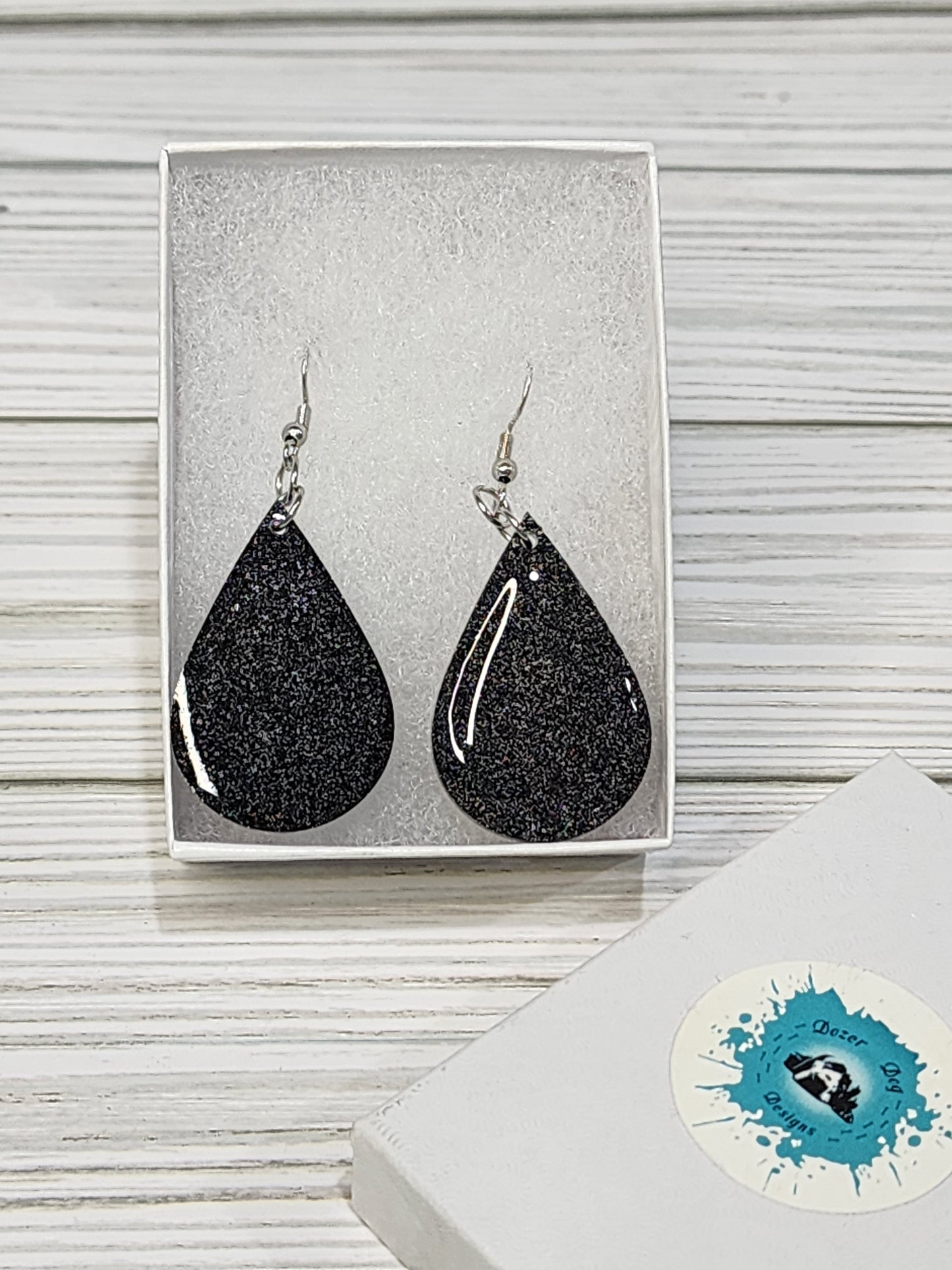 Custom Teardrop Dangle Earrings