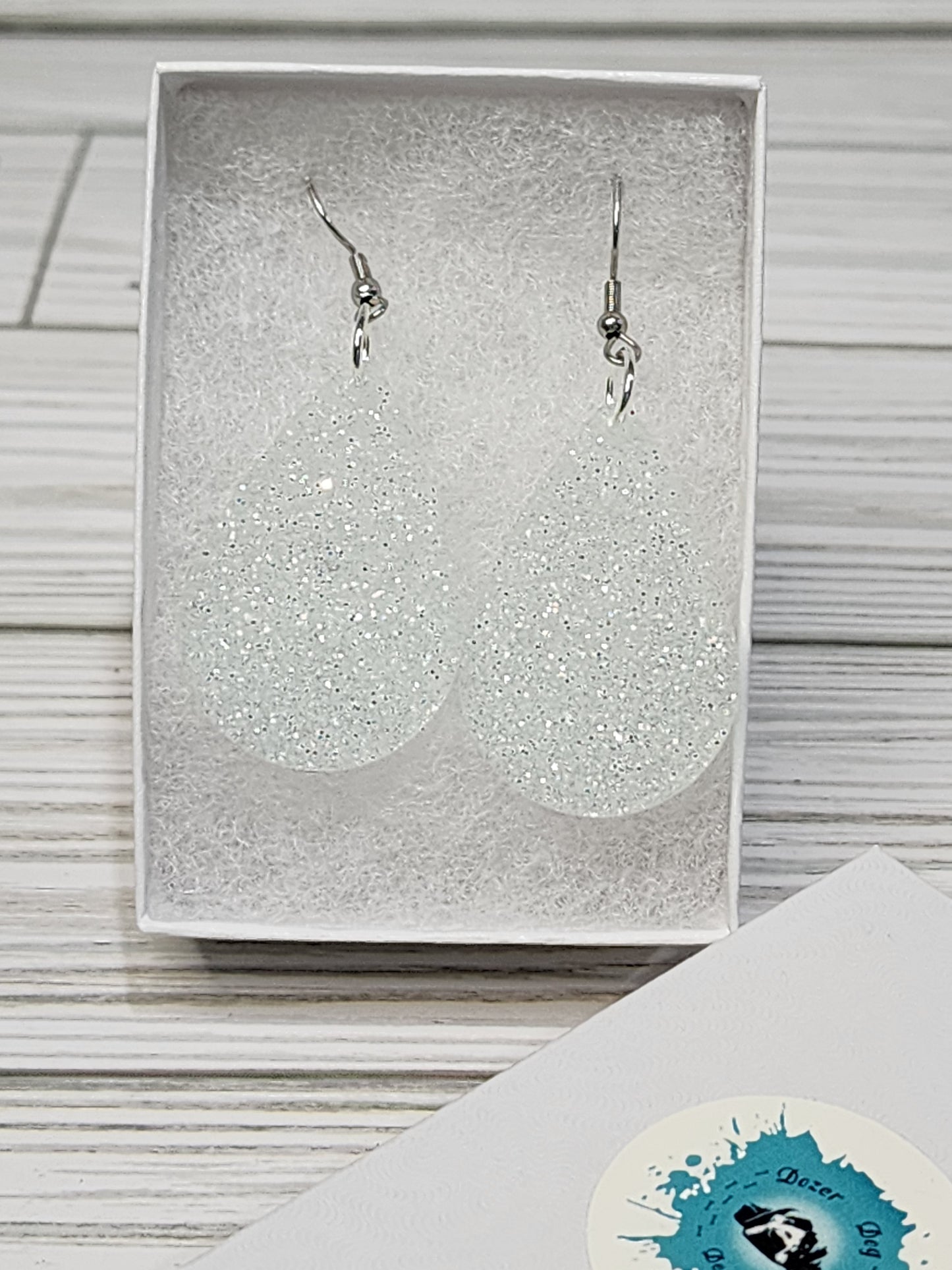 Custom Teardrop Dangle Earrings