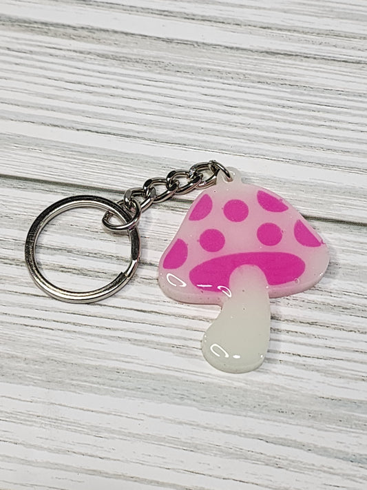 Small Mushroom Keychain