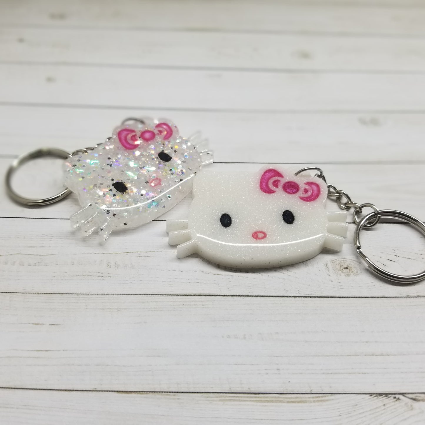 Custom Hello Kitty Resin Keychain