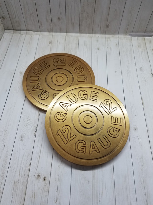 12 Gauge Shotgun Shell Coasters