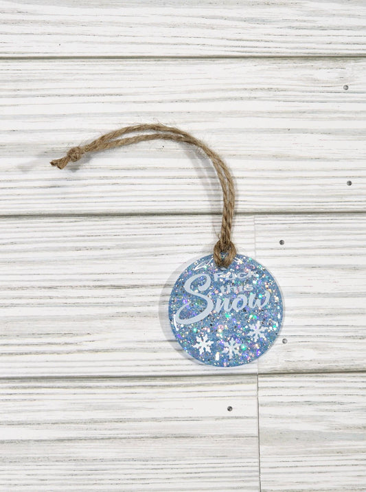 Custom F*ck this Snow Christmas Ornament