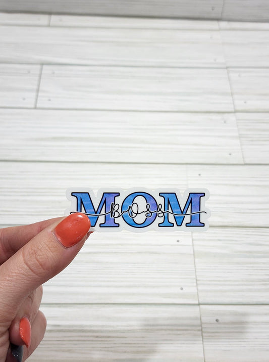 Boss Mom & Mini Boss Waterproof Sticker