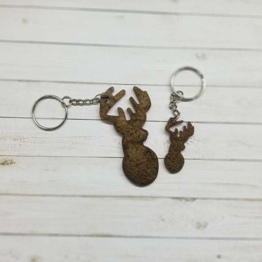 Custom Deer Family Keychains