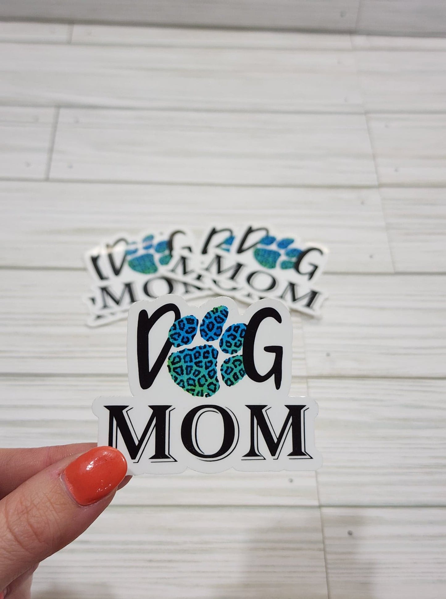 Dog Mom Waterproof Sticker