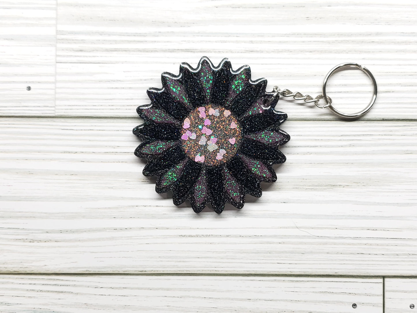 Custom Flower Keychain | Daisy Sunflower | Ornament