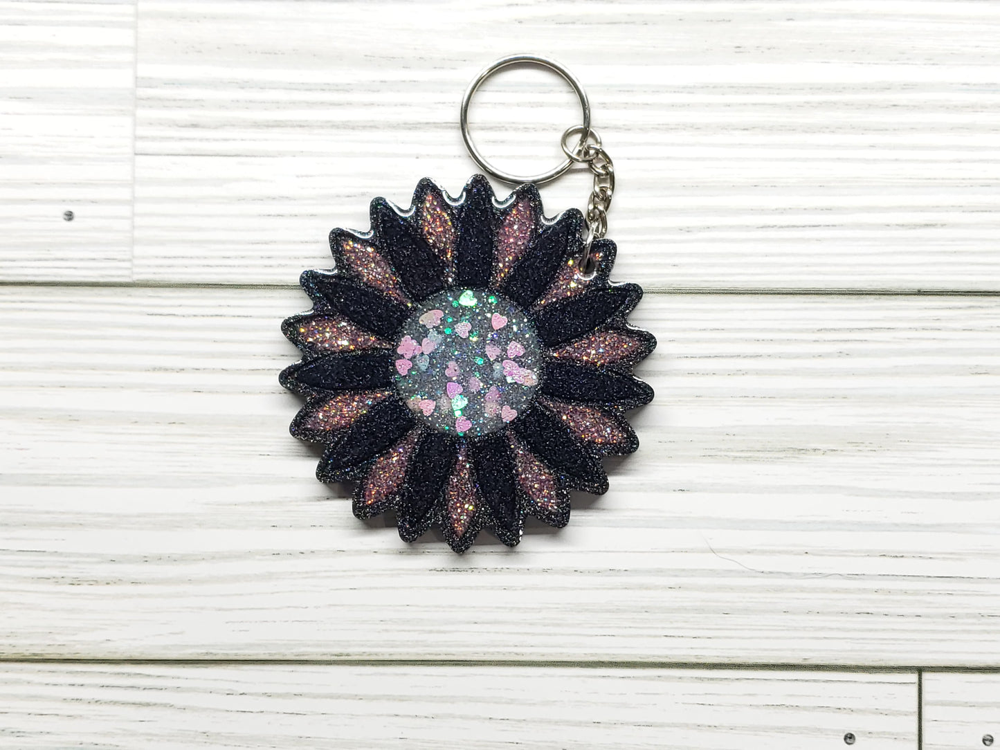 Custom Flower Keychain | Daisy Sunflower | Ornament