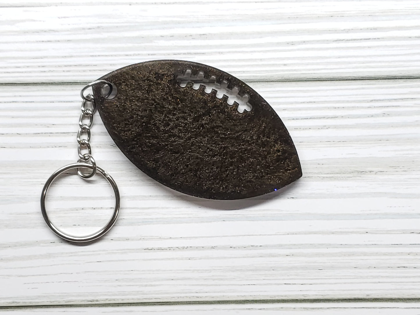 Custom Football Resin Keychain