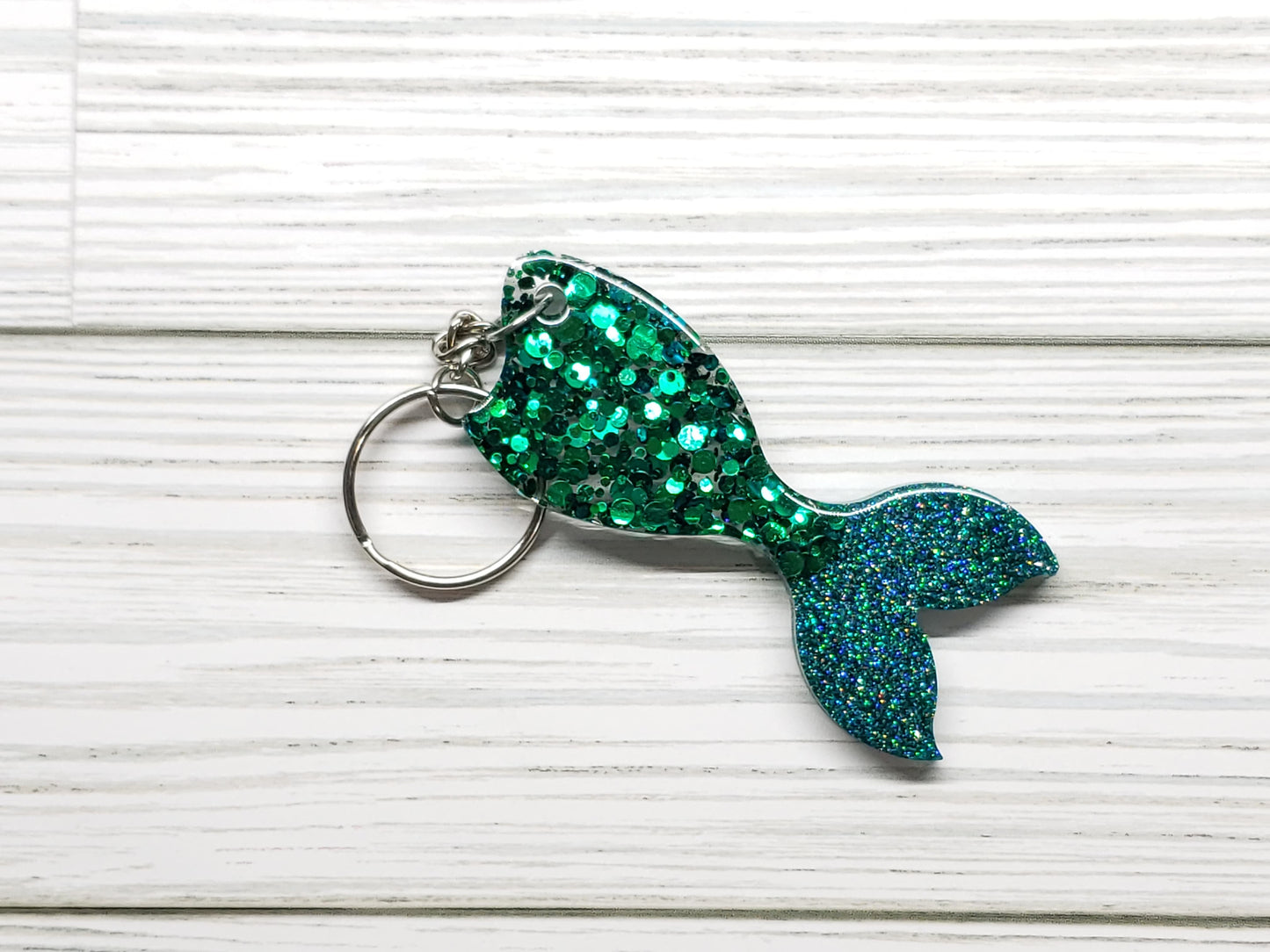 Custom Mermaid Tail Keychain