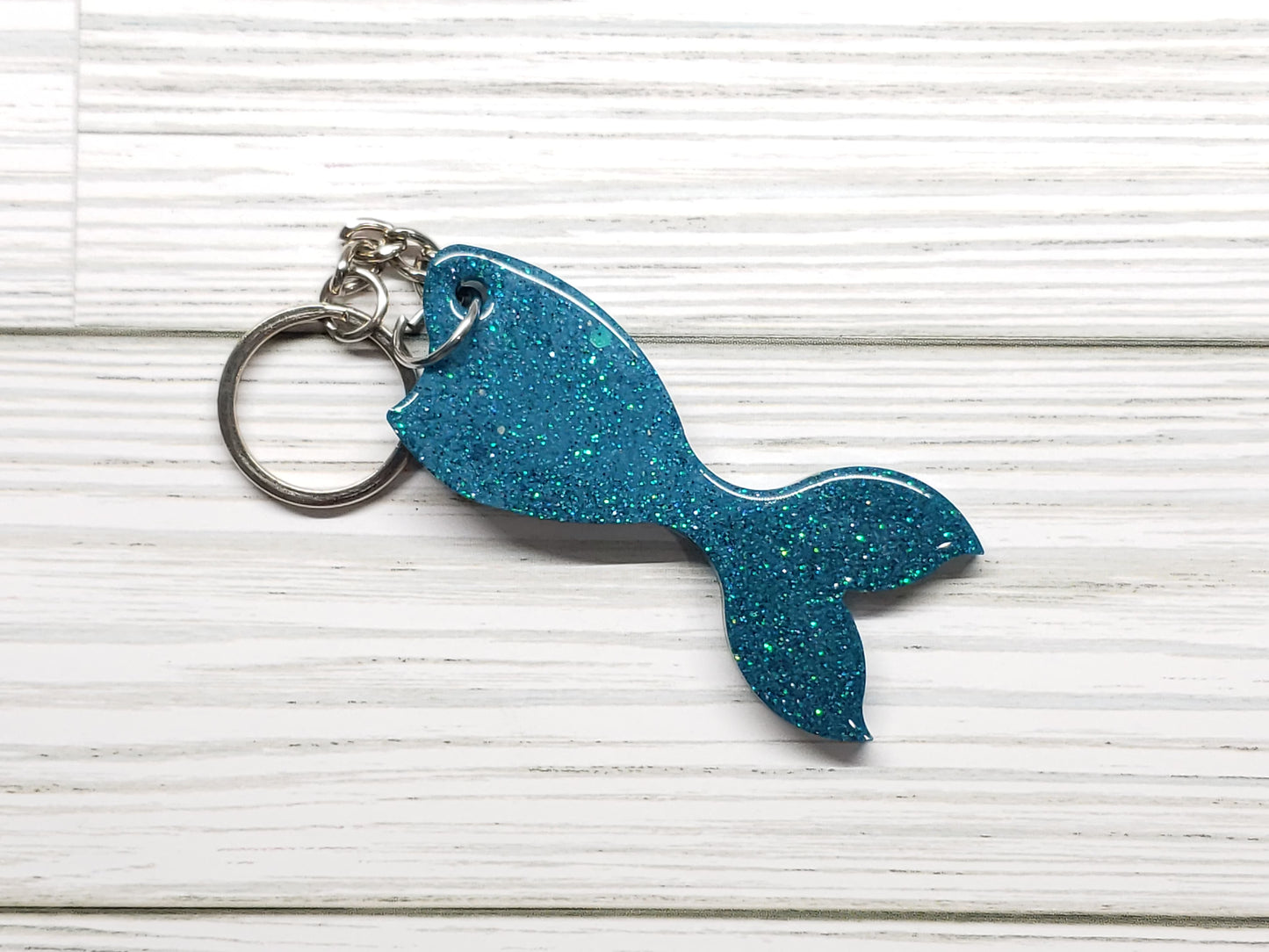 Custom Mermaid Tail Keychain