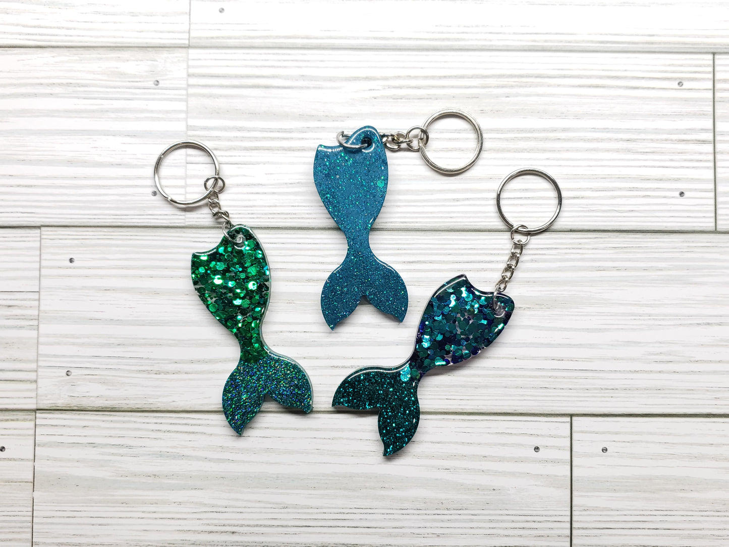 Custom Mermaid Tail Keychain