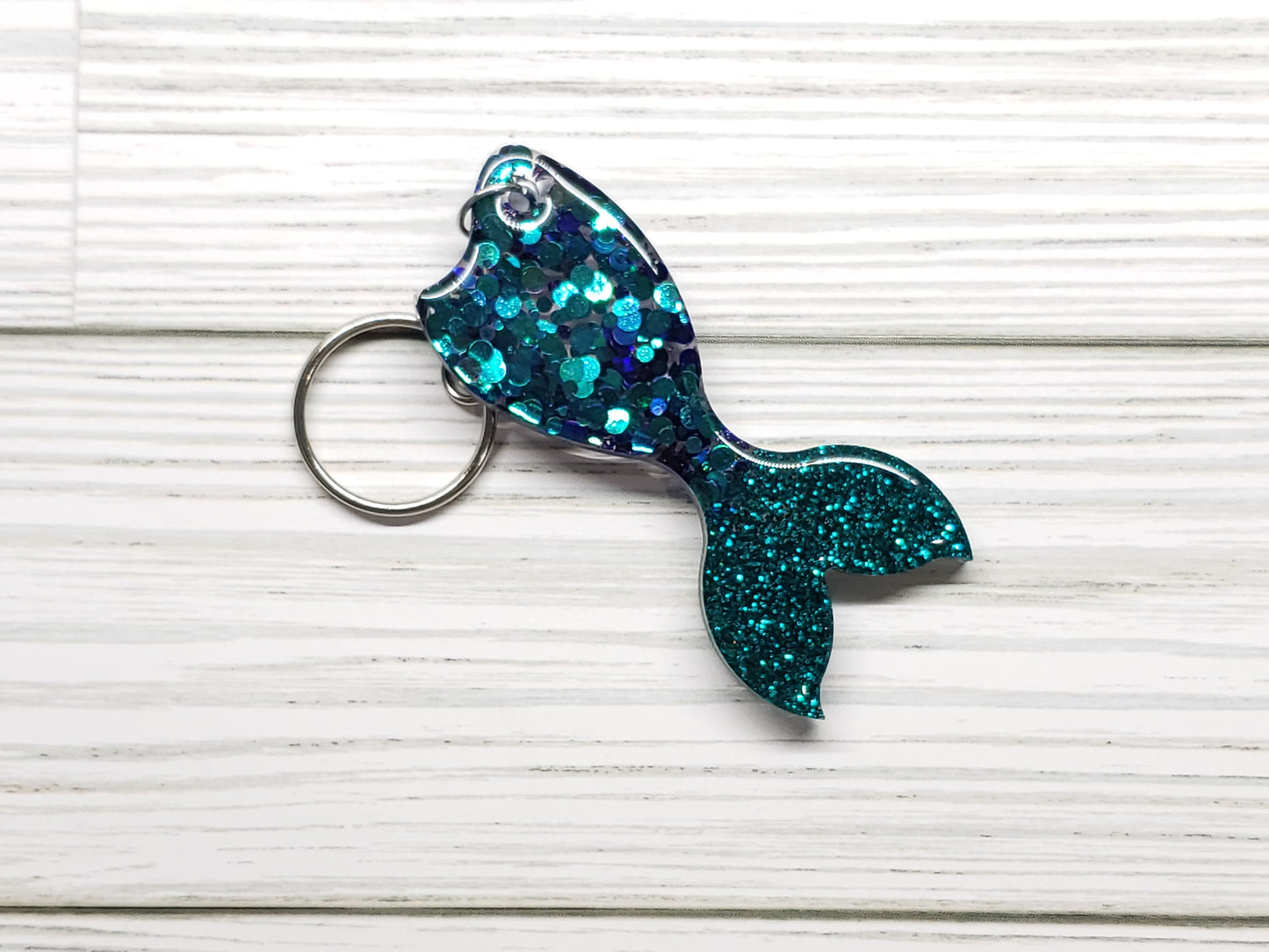 Custom Mermaid Tail Keychain