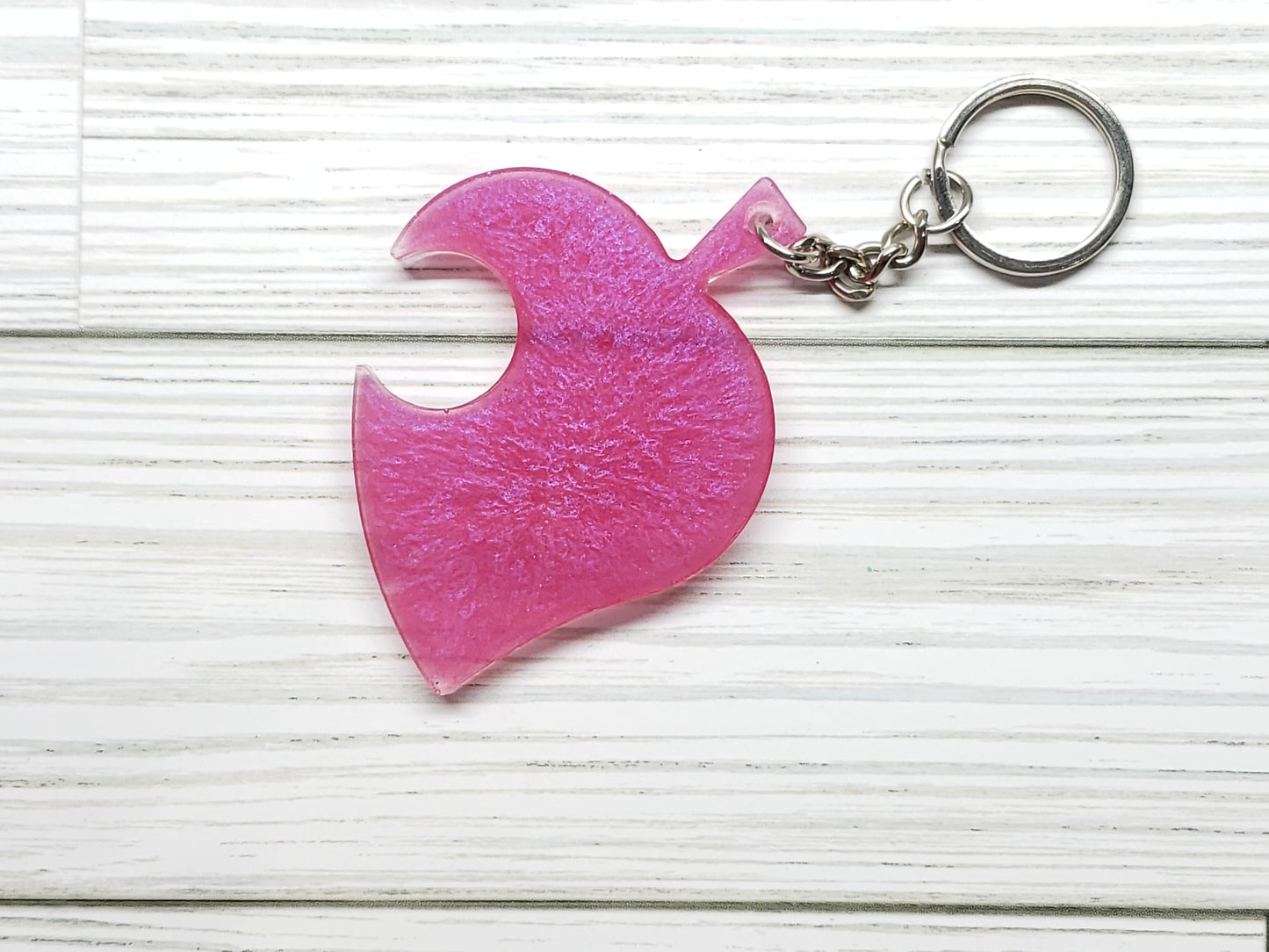 Custom Nook Leaf Resin Keychain