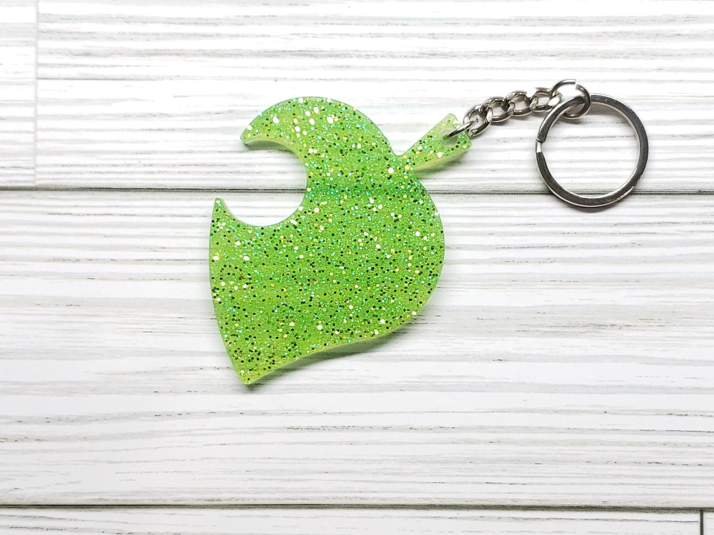 Custom Nook Leaf Resin Keychain