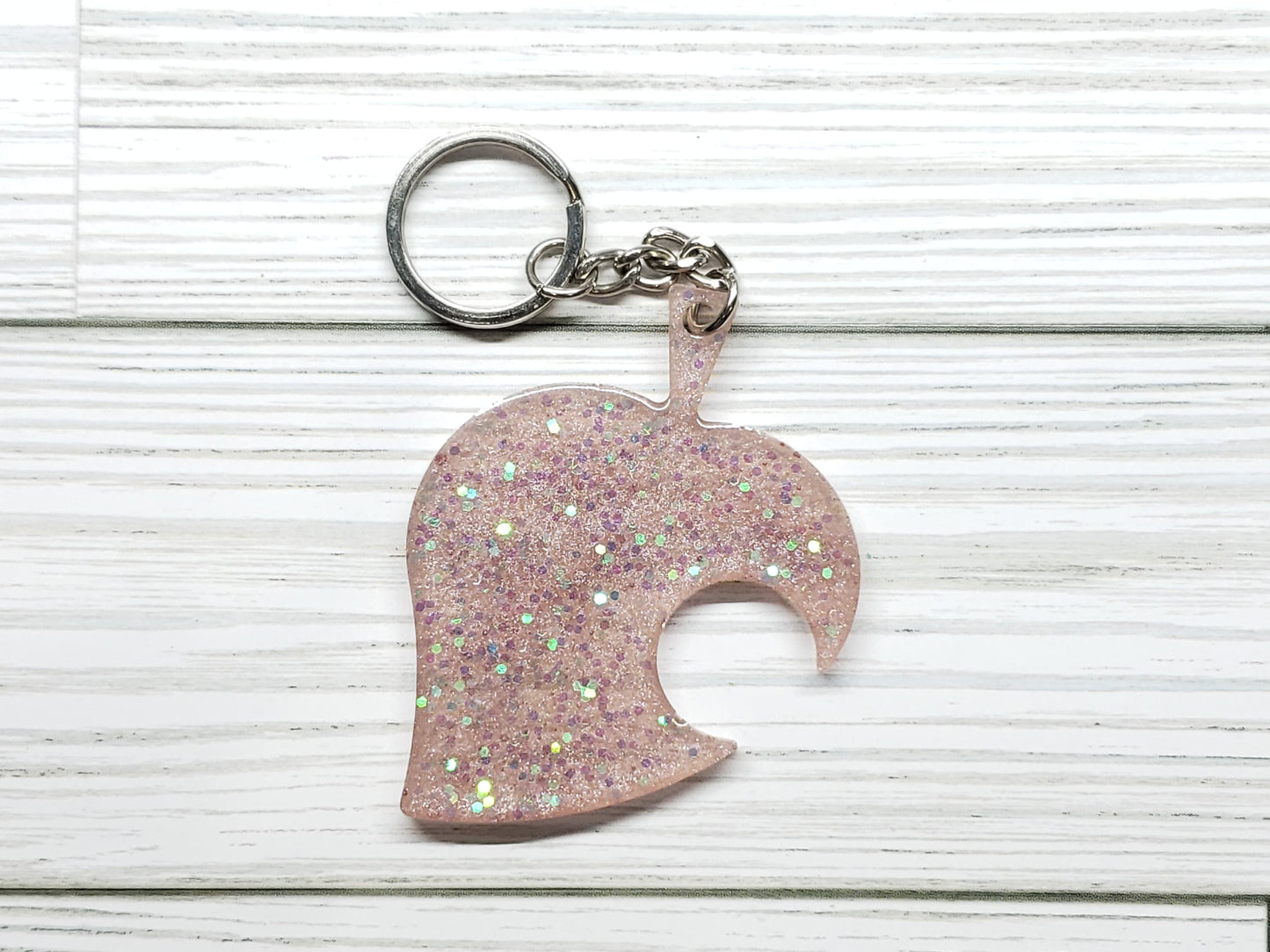 Custom Nook Leaf Resin Keychain