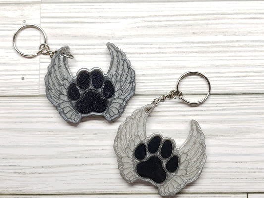 Custom Pet Memorial Resin Keychain