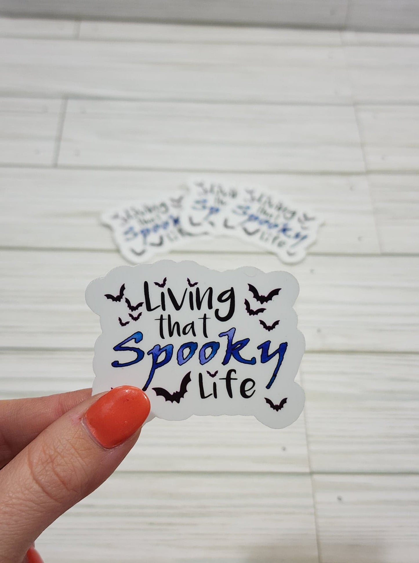 Spooky Life Waterproof Sticker