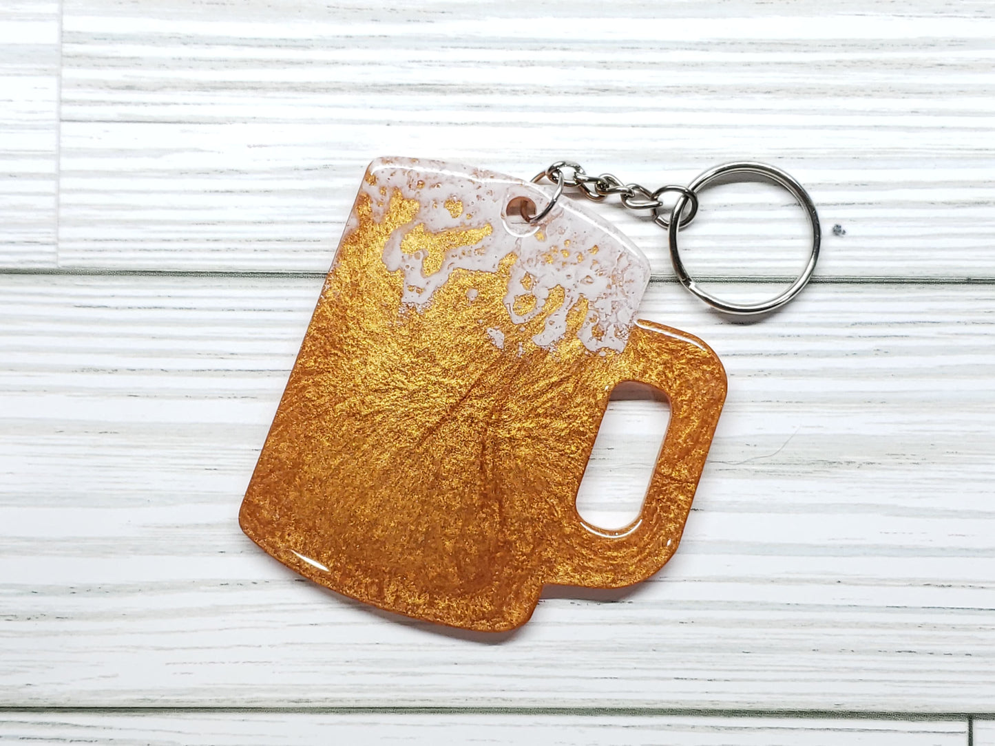 Custom Coffee - Beer Lovers Mug Keychain