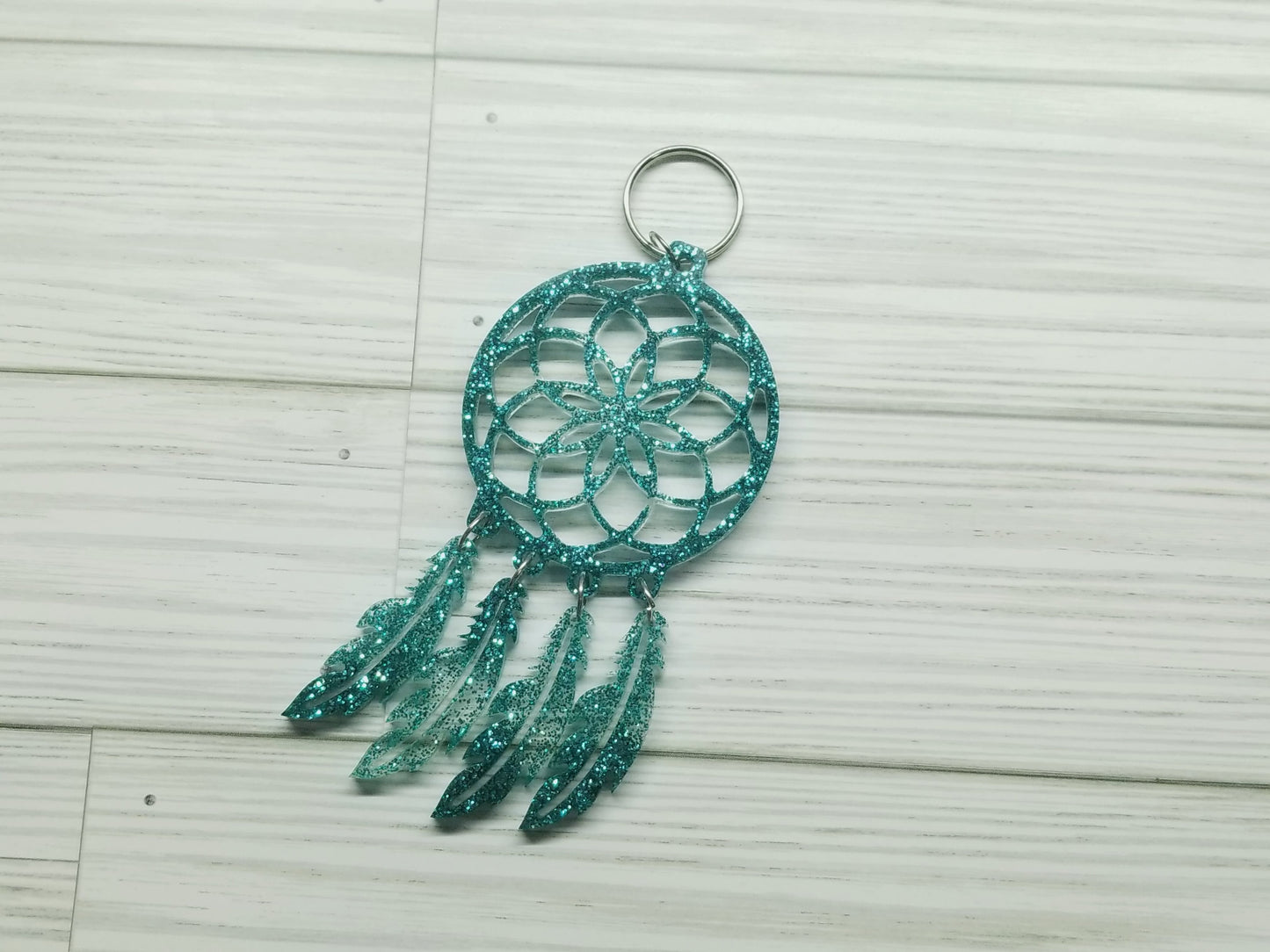 Custom Resin Dream Catcher Keychain