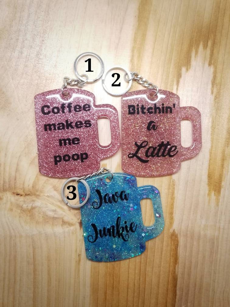 Custom Coffee - Beer Lovers Mug Keychain