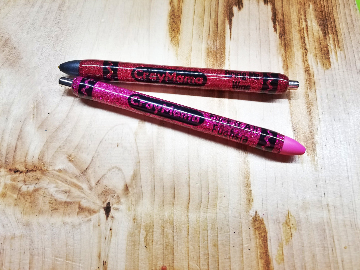 Custom Crayon Resin Pens