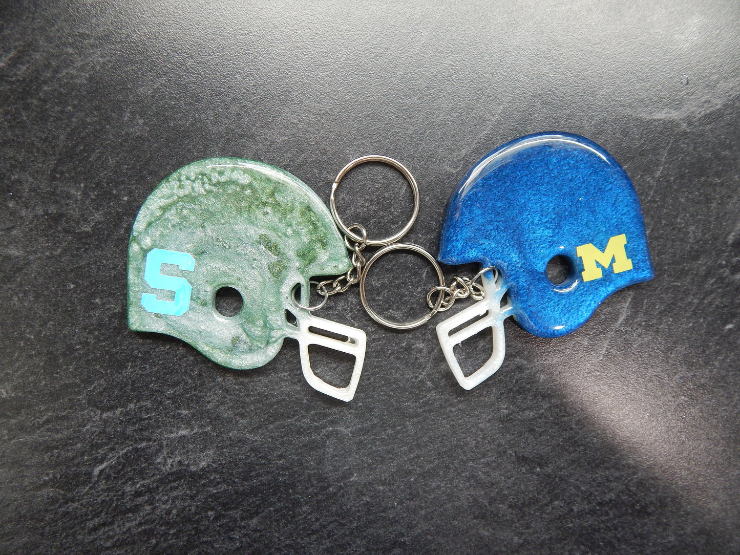 Football Helmet Keychain