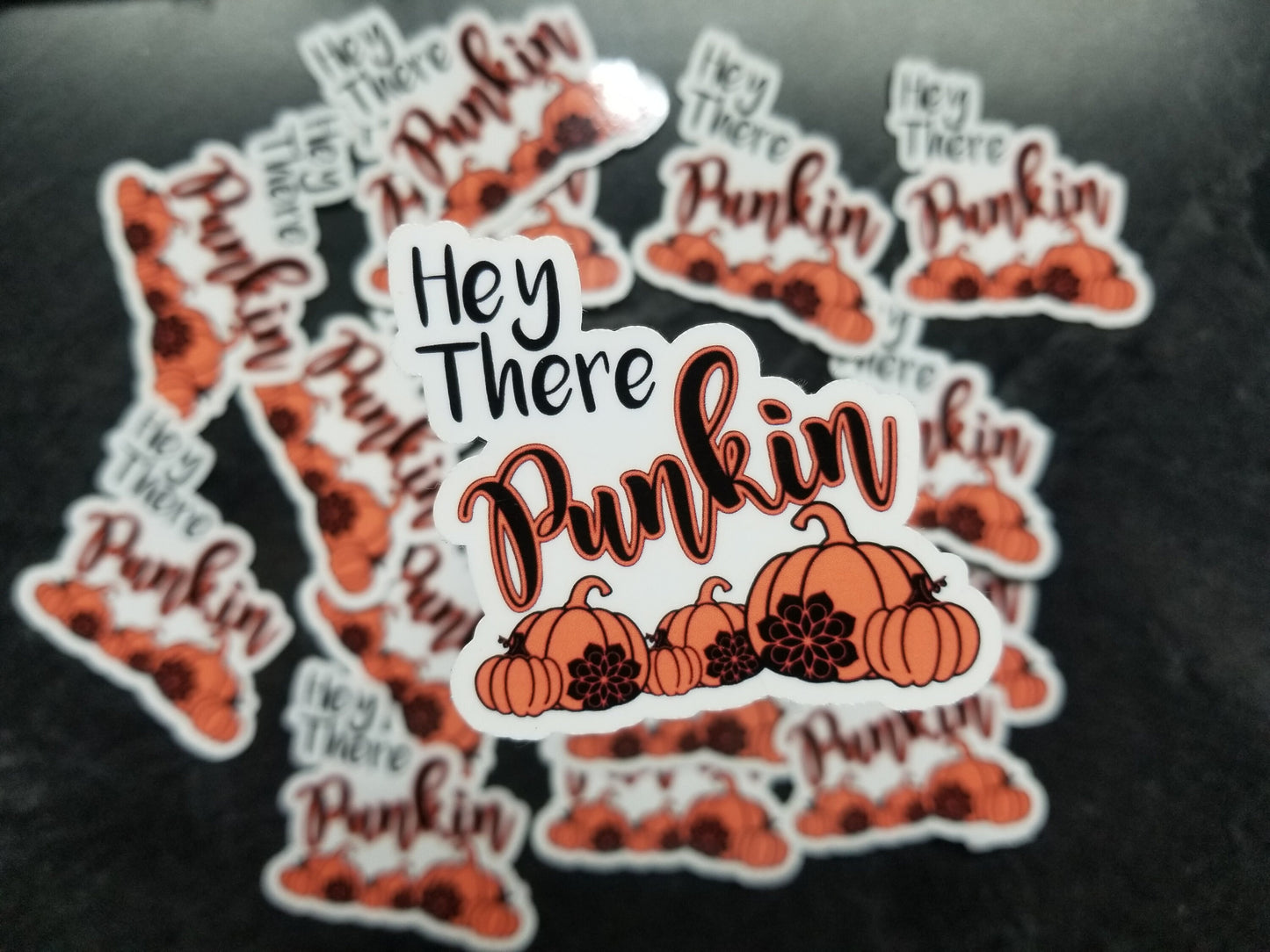 Hey There Punkin' Waterproof Sticker