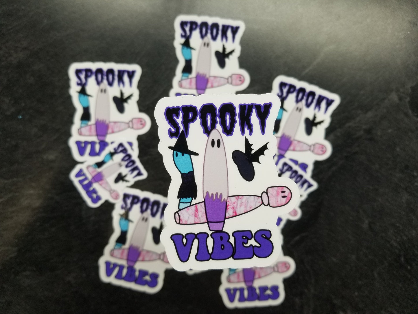 Spooky Vibes NSFW Waterproof Sticker