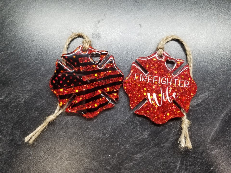 Custom First Responders Christmas Ornament