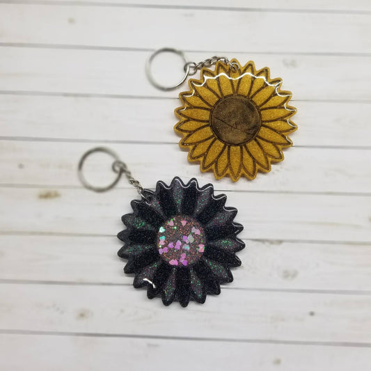 Flower Keychain | Daisy - Sunflower |